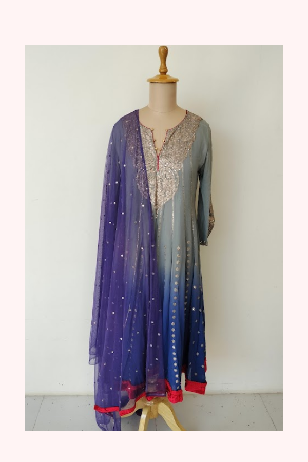 Nidhi Tholia Ombre Anarkali Set