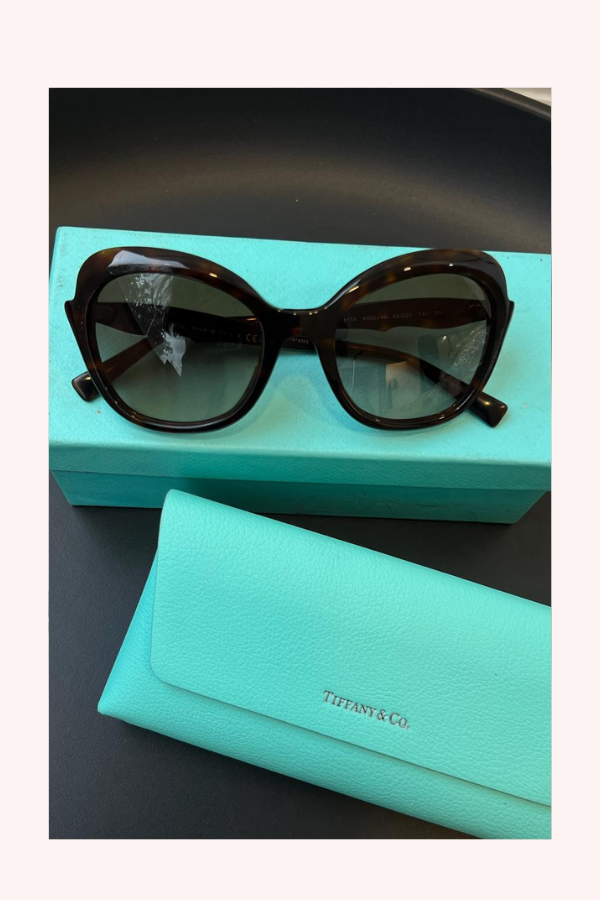 Tiffany & Co. Tortoiseshell Oversized Women's Sunglasses