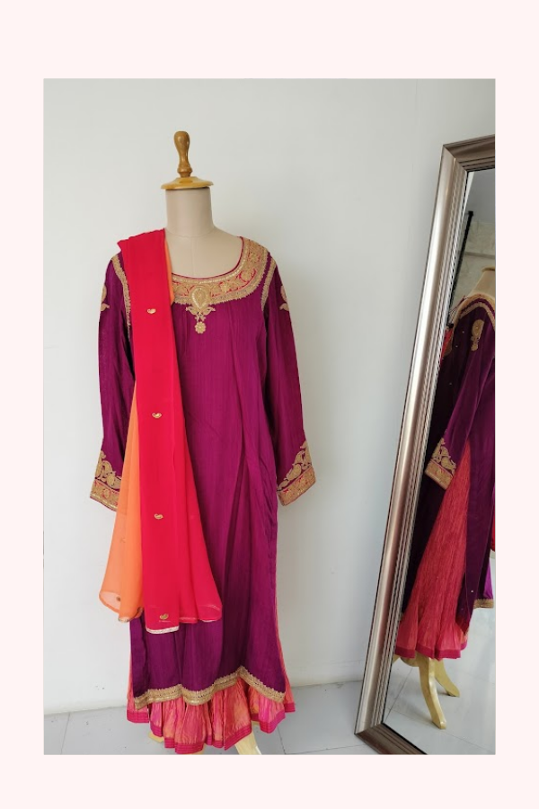 Nidhi Tholia Embroidered Anarkali Suit Set