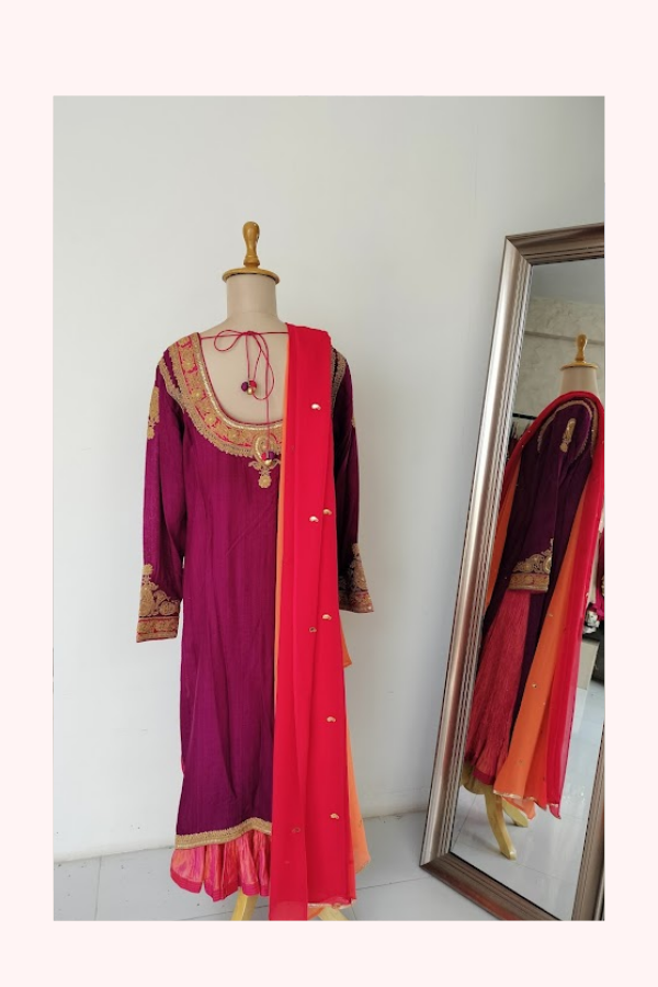 Nidhi Tholia Embroidered Anarkali Suit Set