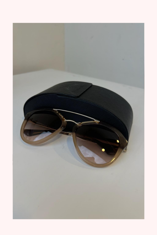 Prada Cinéma Gradient Aviator Women's Sunglasses