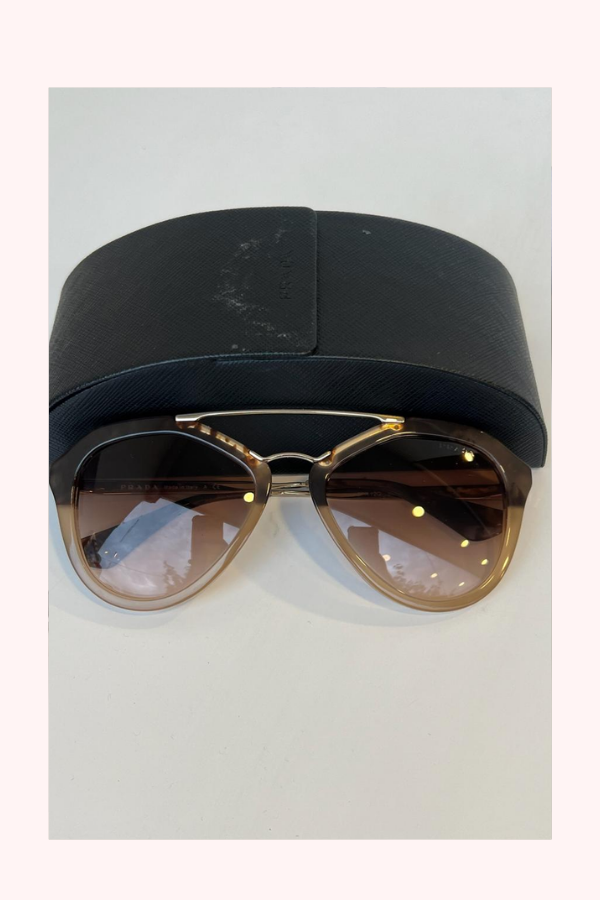 Prada Cinéma Gradient Aviator Women's Sunglasses