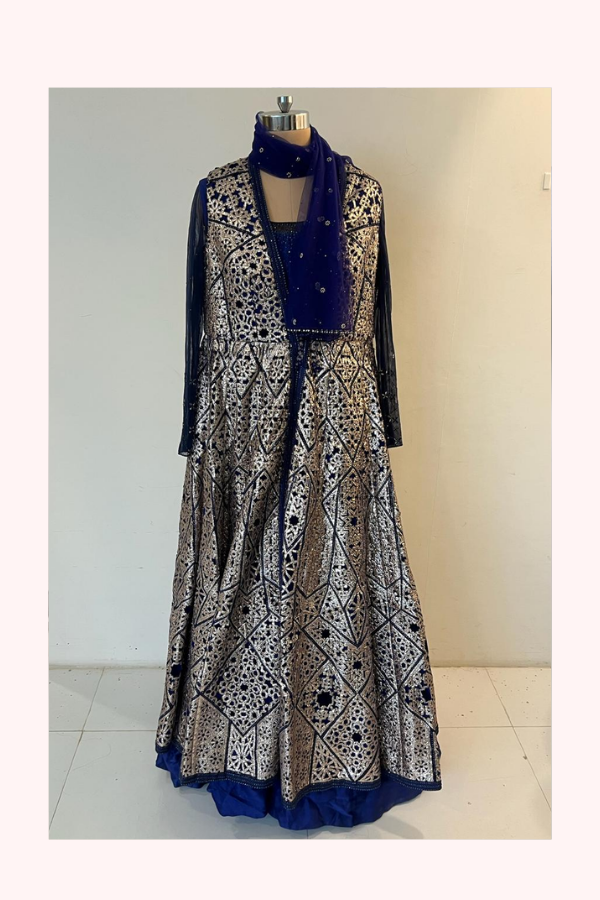 Tarun Tahiliani Embellished Gown- Jacket Set