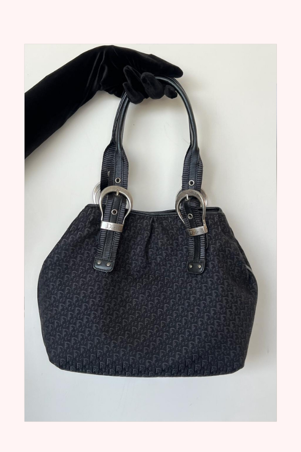 Christian Dior Diorissimo Trotter Canvas Tote
