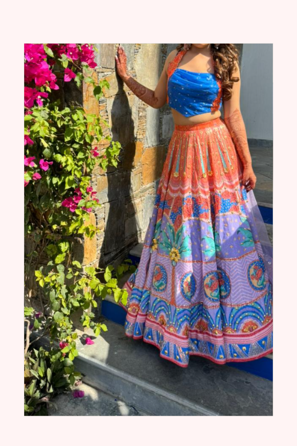 Papa Don't Preach Embellished Lehenga Set