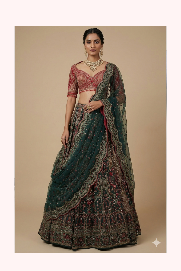 Falguni Shane Peacock Lehenga Set