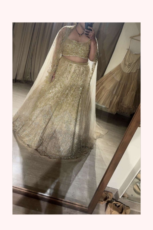 Surabhi Chopra Sitara Ombre Lehenga Set