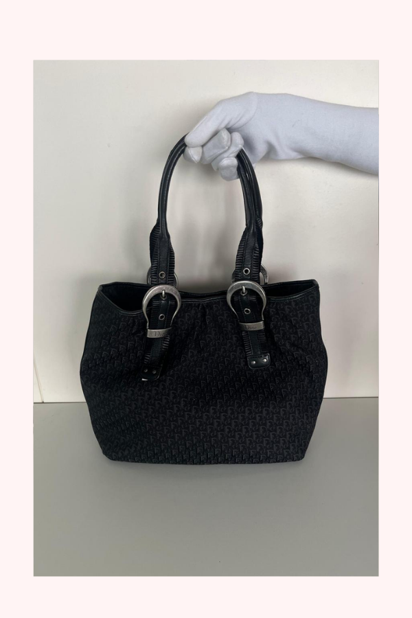 Christian Dior Diorissimo Trotter Canvas Tote