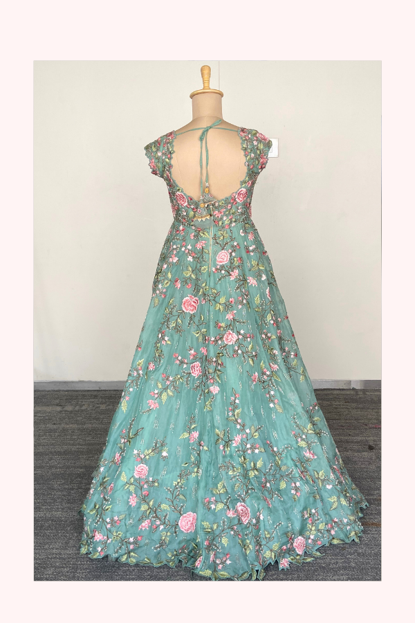 Anushree Reddy Embroidered Gown