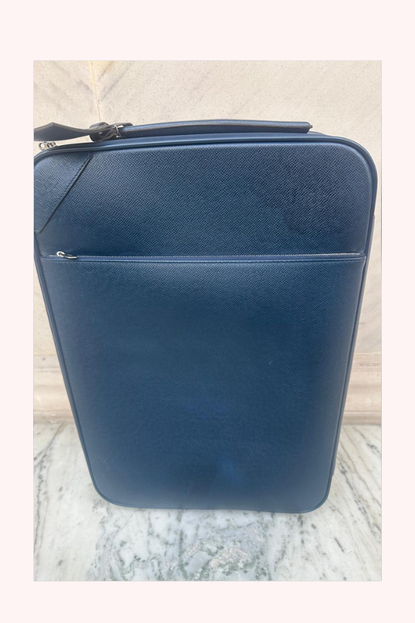 Louis Vuitton Ardoise Taiga Leather Pegase 45 Business Luggage