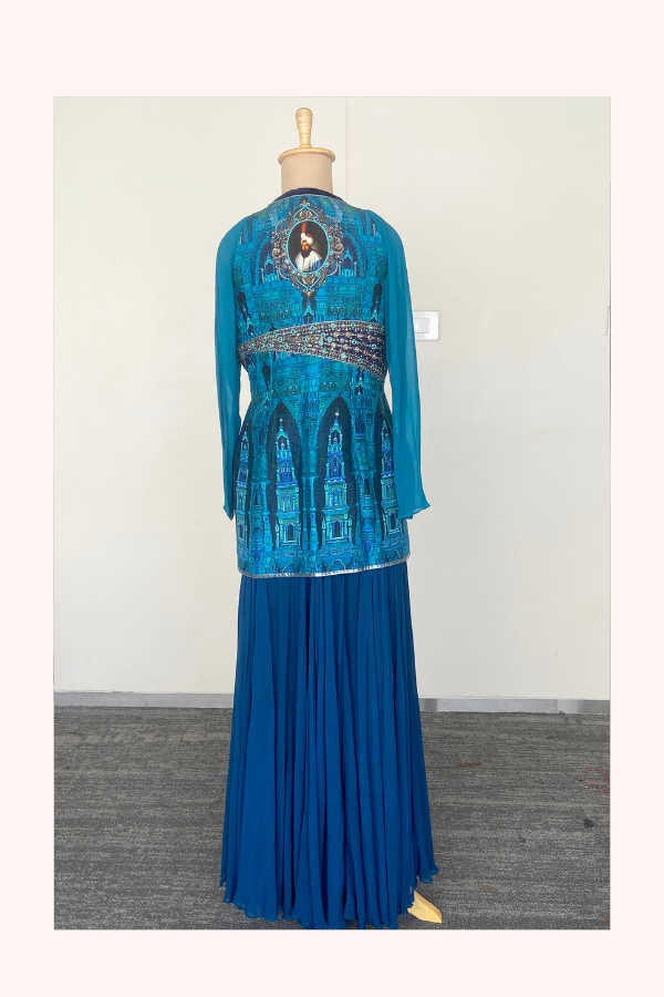 JJ Valaya Printed Lehenga Set