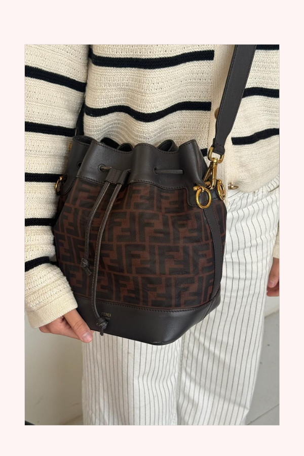 Fendi Zucca Mini Mon Tresor Bucket Bag