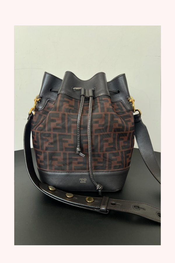 Fendi Zucca Mini Mon Tresor Bucket Bag