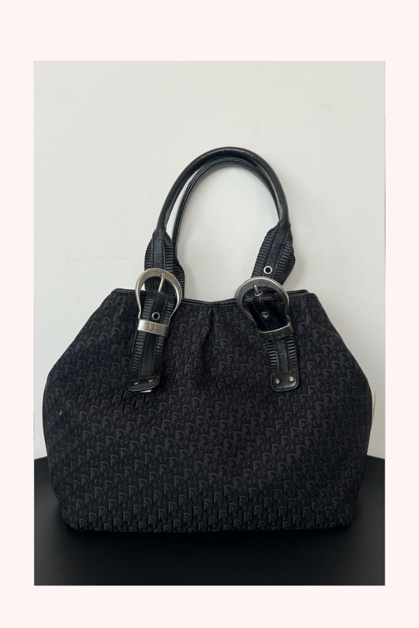 Christian Dior Diorissimo Trotter Canvas Tote