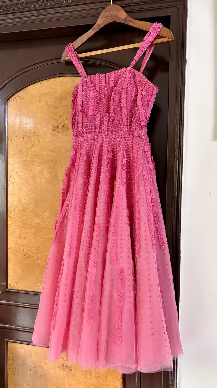 Sunaina Khera Pink Embellished Dress