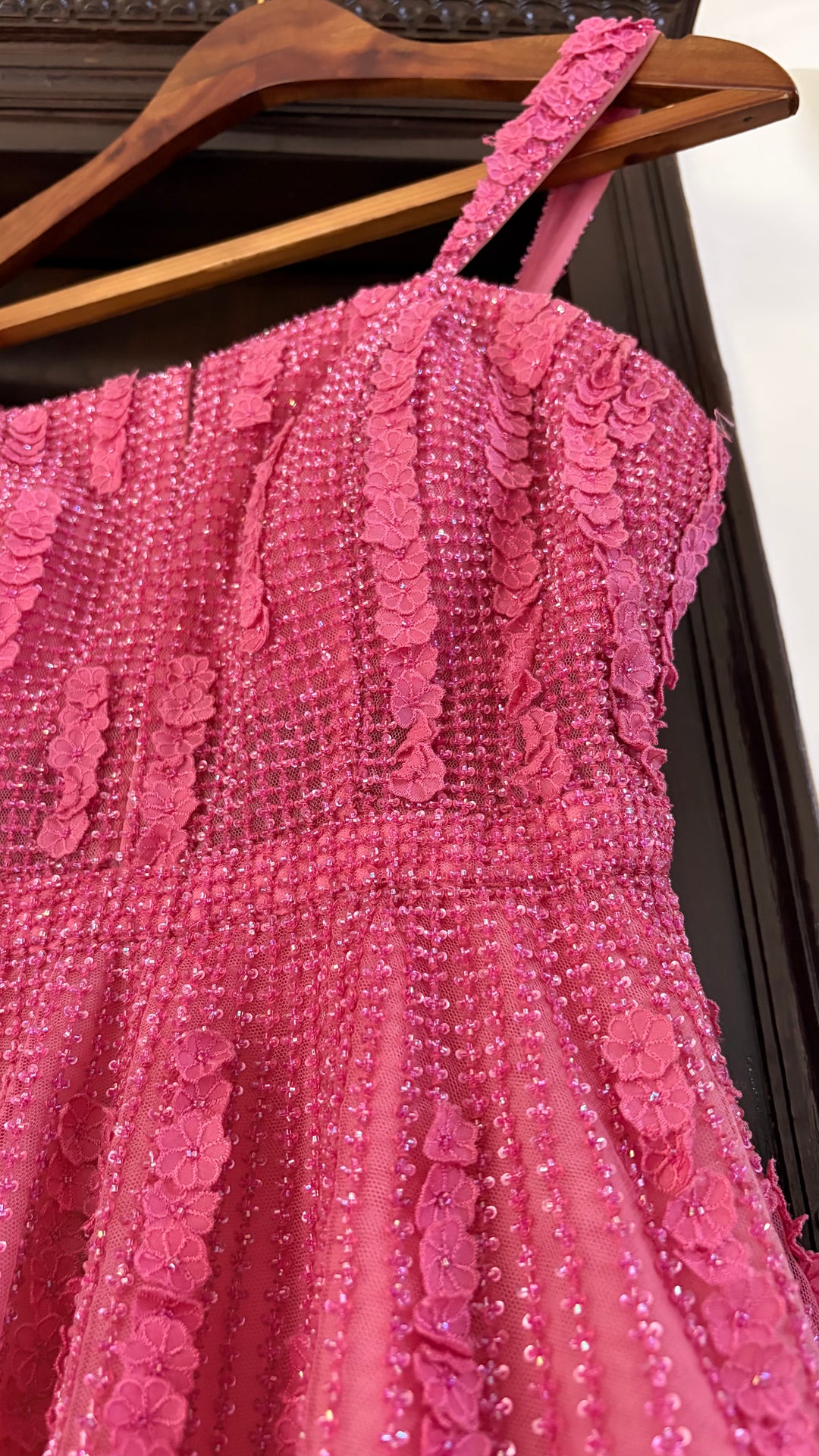 Sunaina Khera Pink Embellished Dress