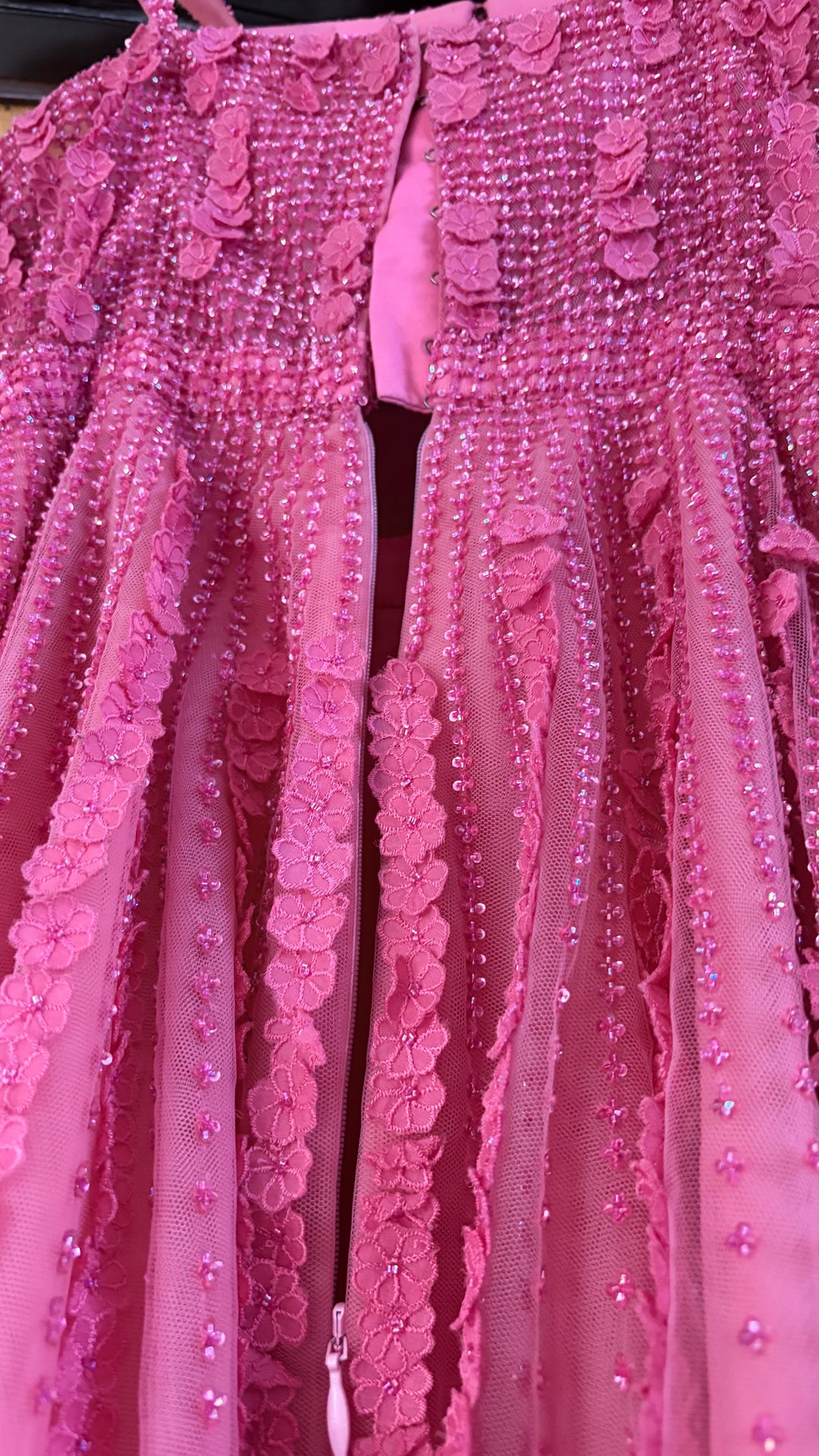 Sunaina Khera Pink Embellished Dress