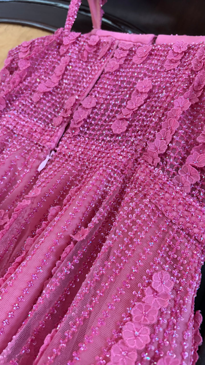 Sunaina Khera Pink Embellished Dress