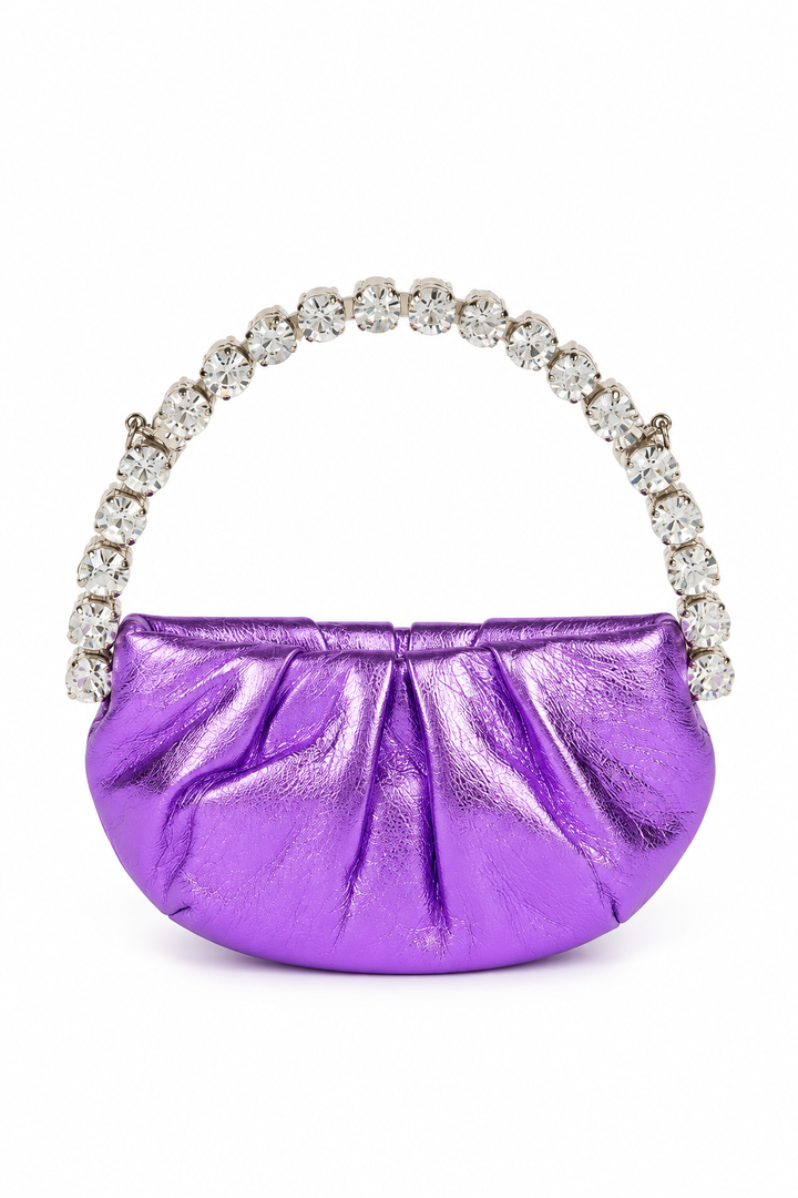 L'alingi Purple Micro Eternity Clutch