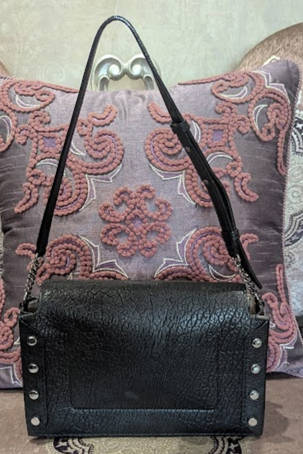 Jimmy Choo Lockett Grainy Leather Shoulder Bag