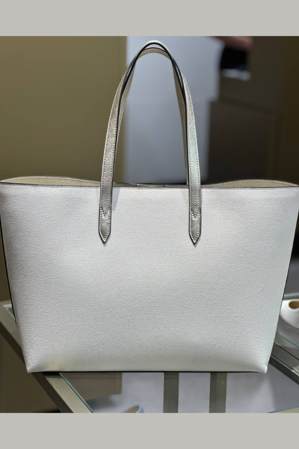 Jimmy Choo Canvas Tote Bag