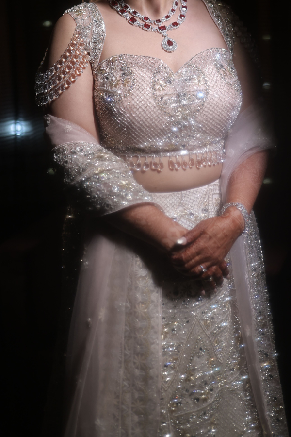 Swish by Dolcy and Simran Fish Cut Lehenga Set