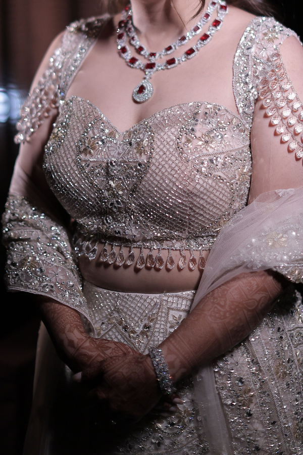 Swish by Dolcy and Simran Fish Cut Lehenga Set