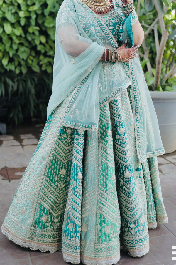 Shyam Narayan Prasad Embroidered Lehenga Set