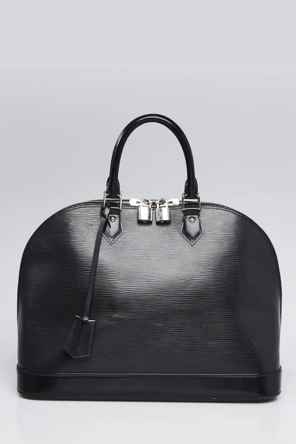 Louis Vuitton Black Electric Epi Leather Alma Bag