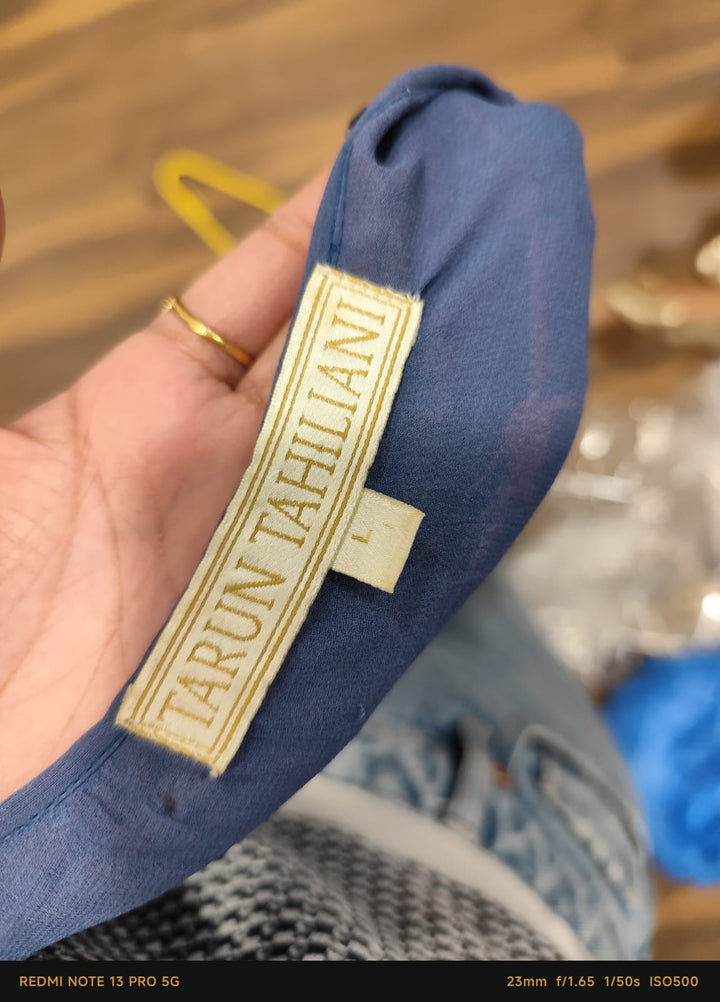 Tarun Tahiliani Blue Kurta Set