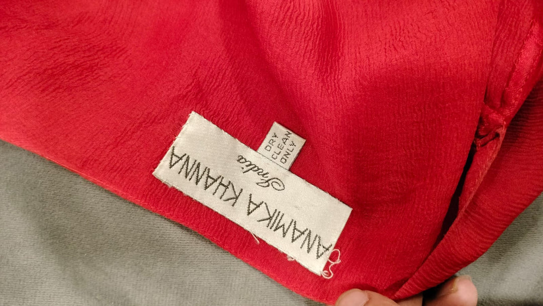 Anamika Khanna Red Anarkali