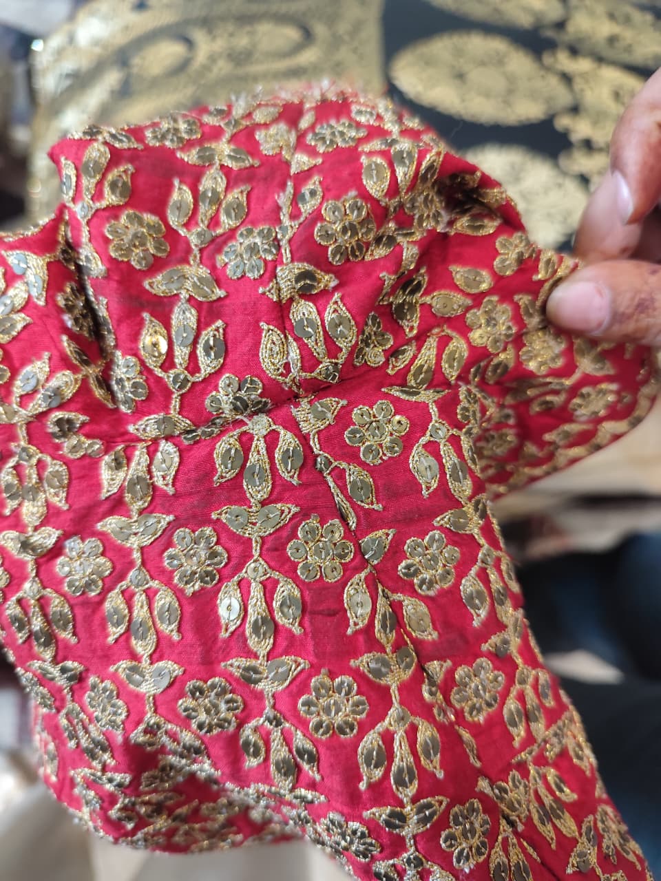 Sabyasachi Red & Gold Heritage Lehenga Set