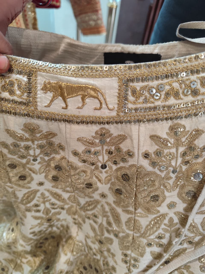 Sabyasachi Red & Gold Heritage Lehenga Set