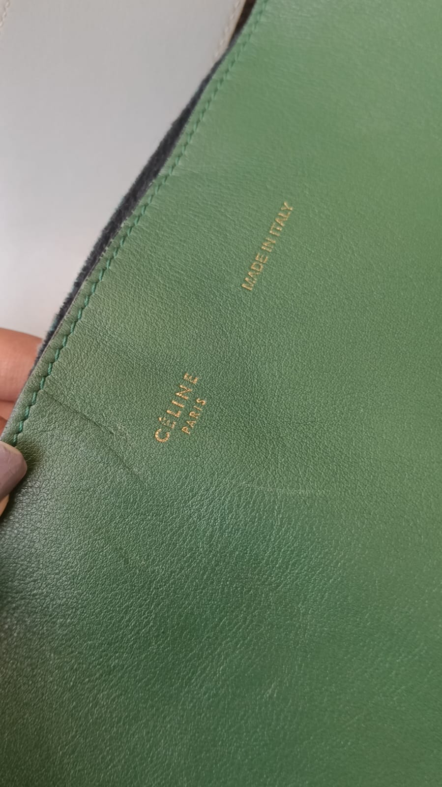 Celine Twisted Leather Tote