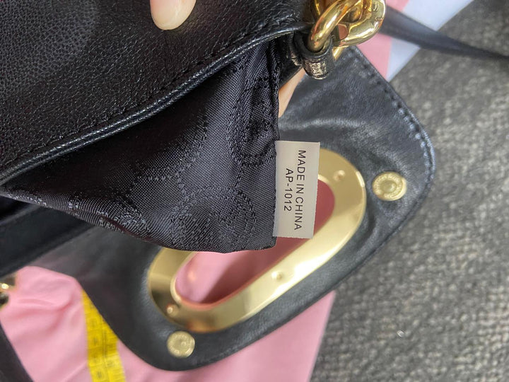 Michael Kors Berkley Black Leather Crossbody