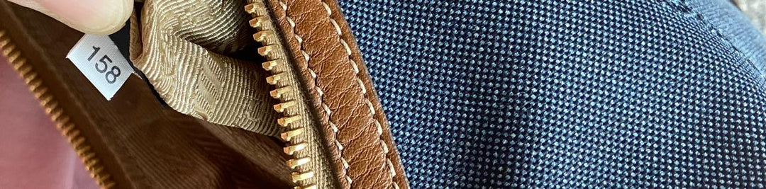 Prada Canvas & Leather Shoulder Bag