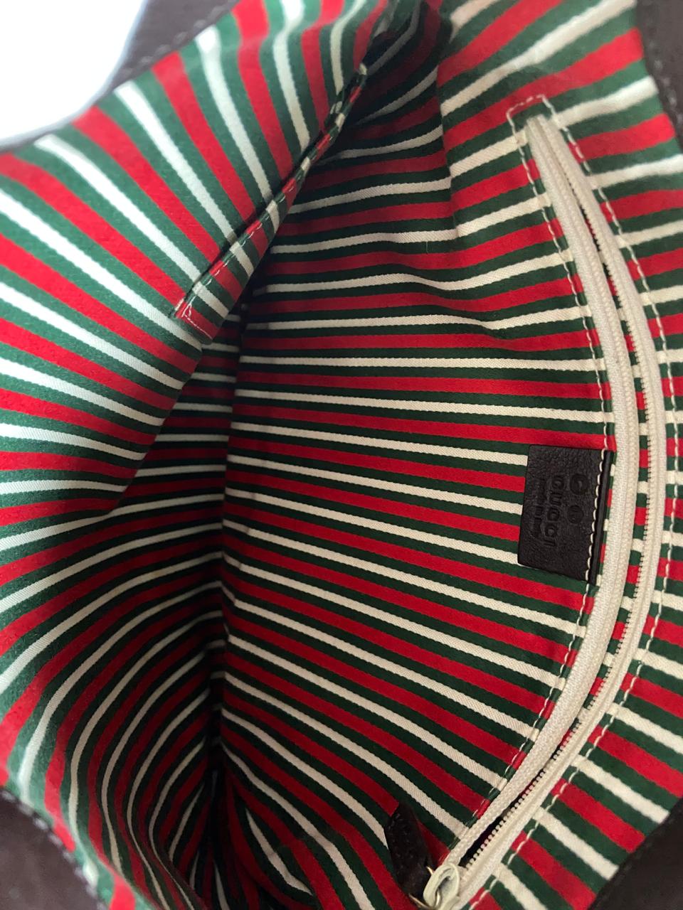Gucci Black Canvas Guccissima Shoulder Bag