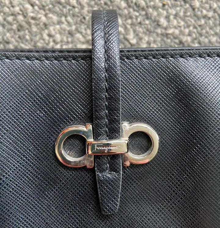 Salvatore Ferragamo Briana Saffiano Leather Tote