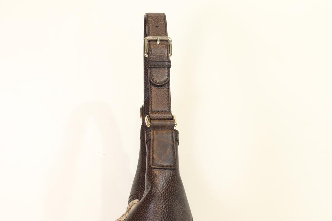 Gucci Diamante Canvas and Leather Catherine Hobo