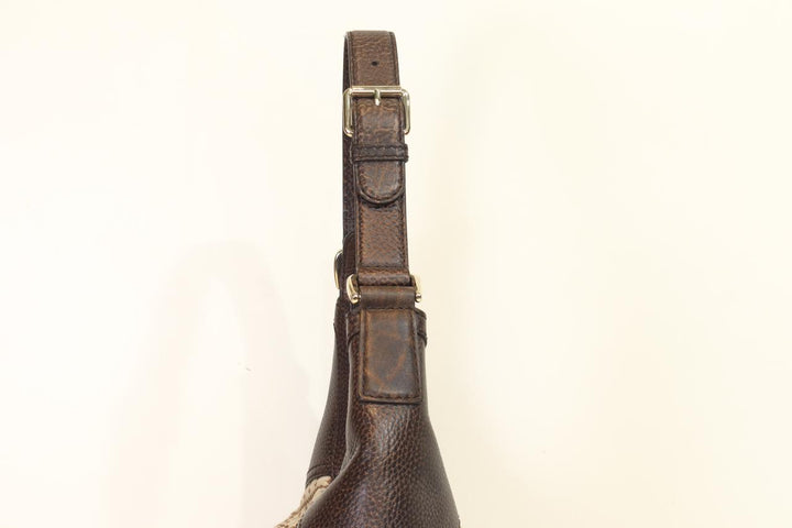 Gucci Diamante Canvas and Leather Catherine Hobo