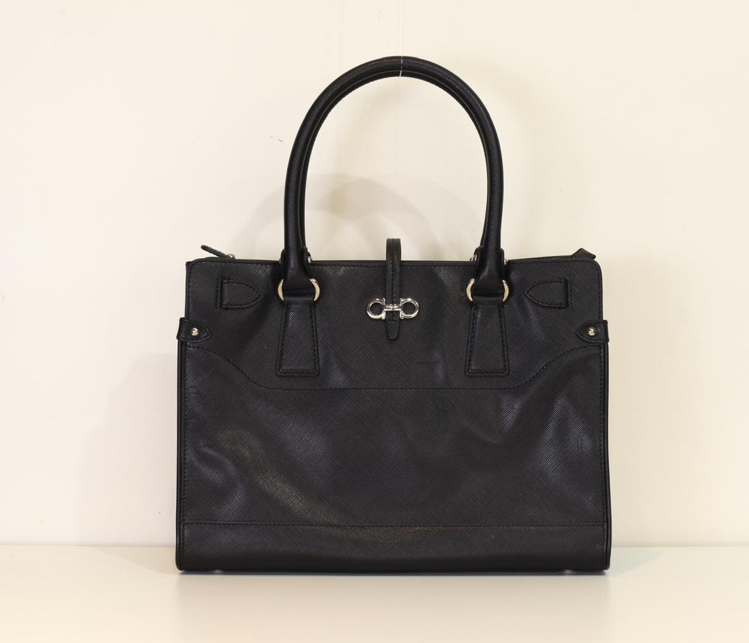 Salvatore Ferragamo Briana Saffiano Leather Tote