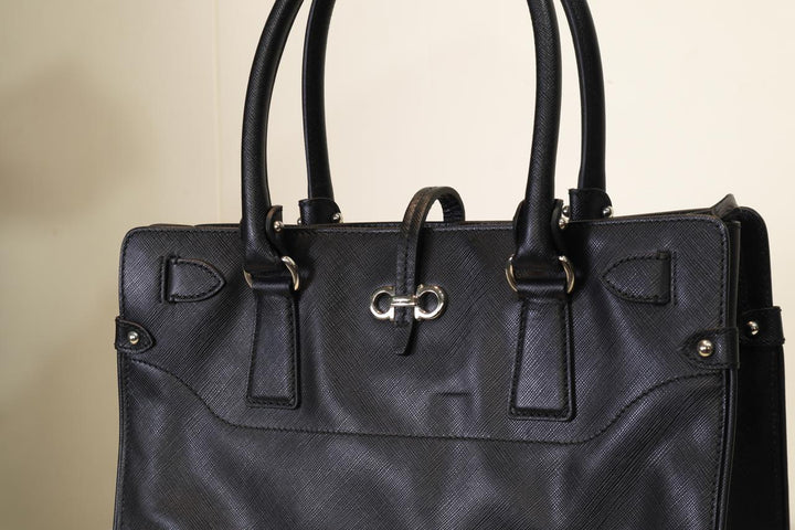 Salvatore Ferragamo Briana Saffiano Leather Tote