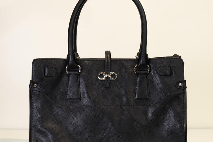 Salvatore Ferragamo Briana Saffiano Leather Tote
