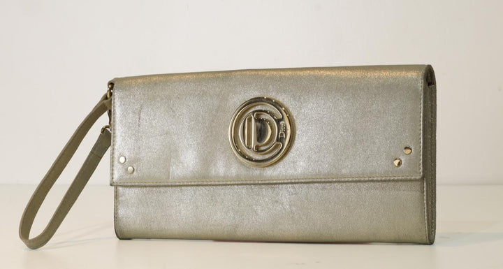 Dior Metallic Leather Clutch/Wristlet