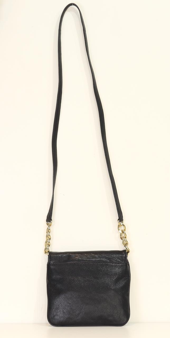 Michael Kors Berkley Black Leather Crossbody