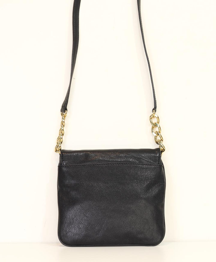 Michael Kors Berkley Black Leather Crossbody