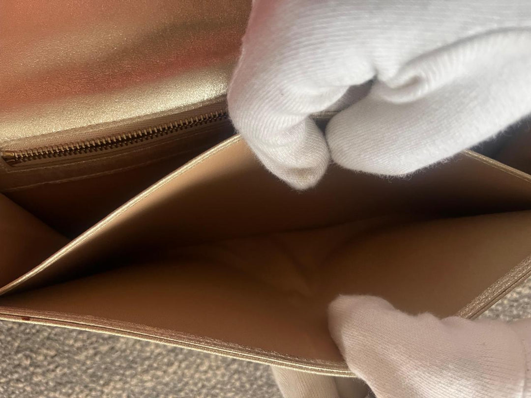 Dior Metallic Leather Clutch/Wristlet