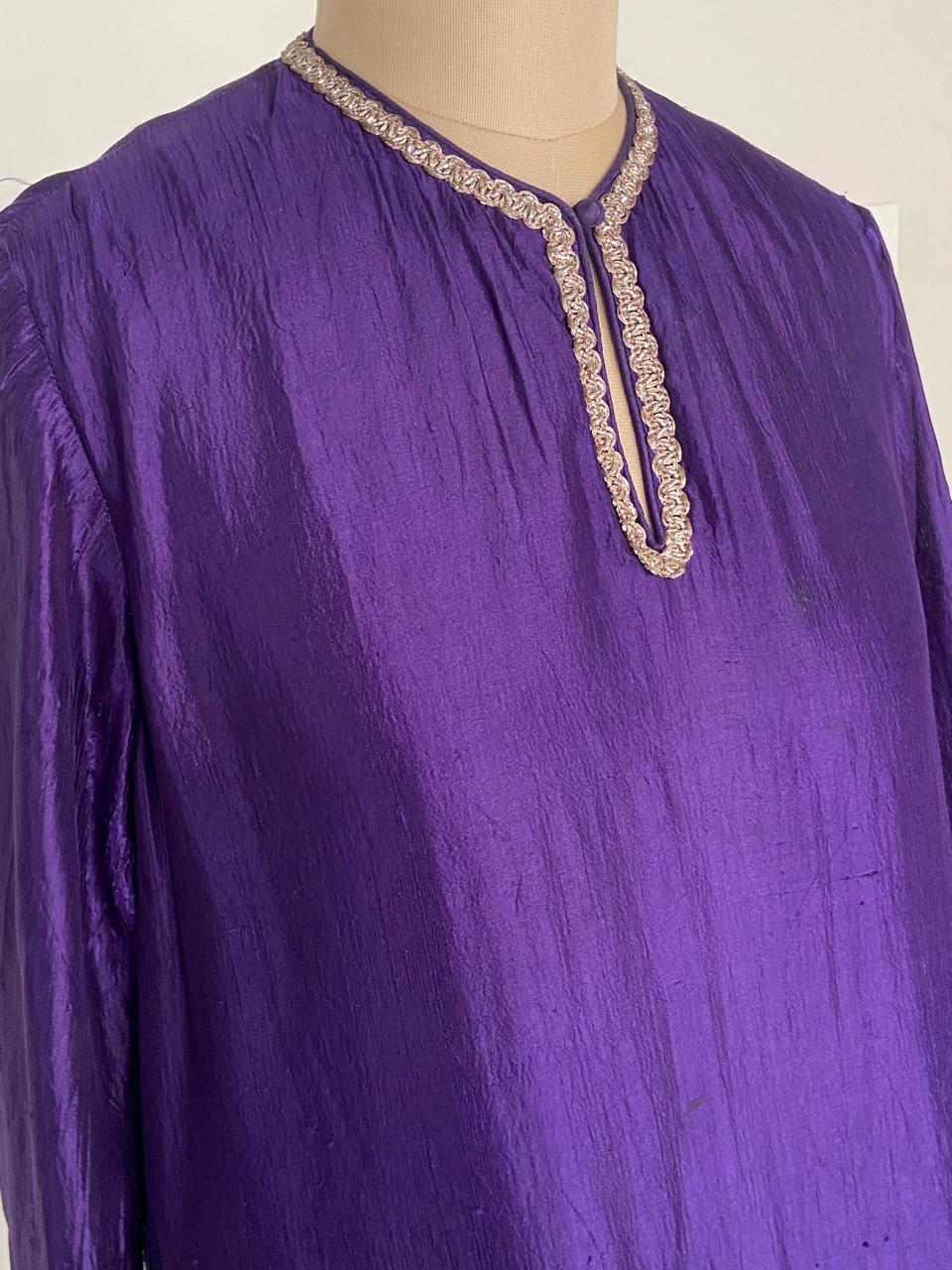 Jayanti Reddy Purple Embroidered Kurta Set
