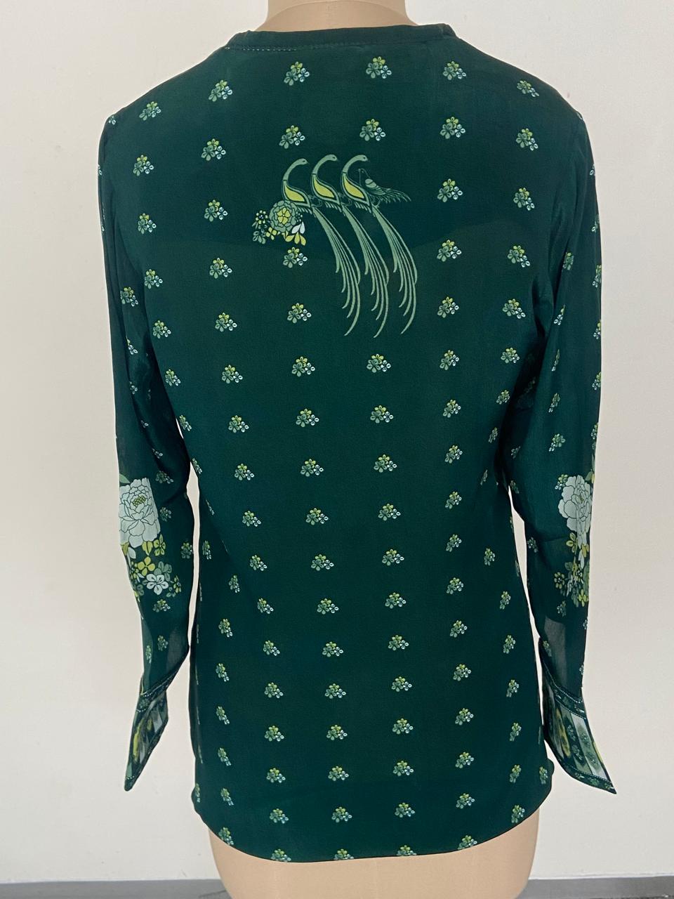 AM:PM Green Floral Tunic