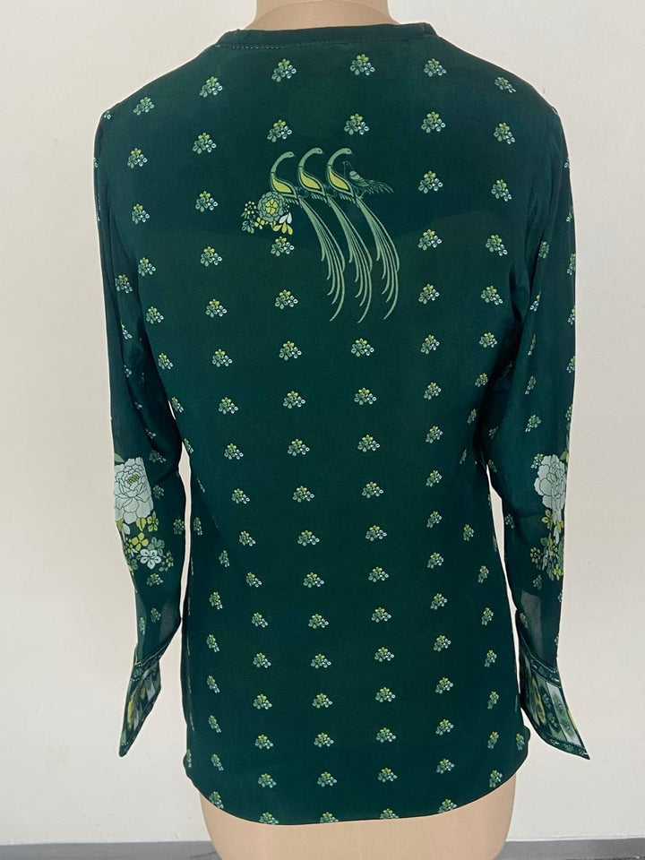 AM:PM Green Floral Tunic